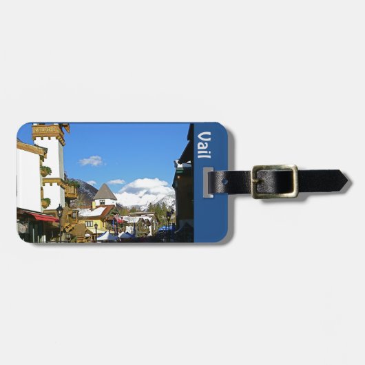 Vail Colorado Ski Bagagelabel (Voorkant horizontaal)