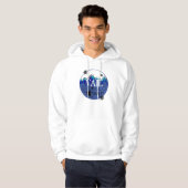 Vail Colorado ski blauwe hoogte winterhoodie Hoodie (Voorkant volledig)