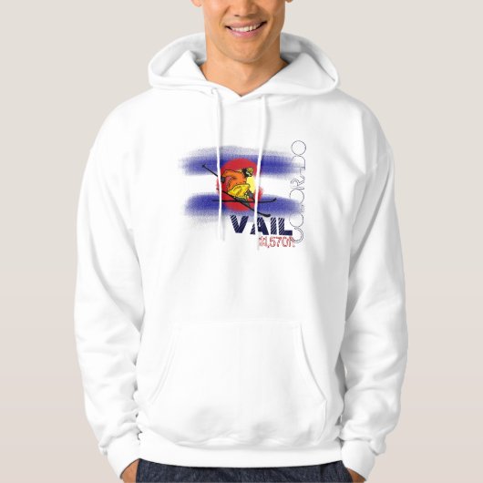 Vail Colorado ski elevisieluik Hoodie (Voorkant)