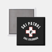 Vail Colorado Ski Patrol Magneet (Voorkant / Achterkant)