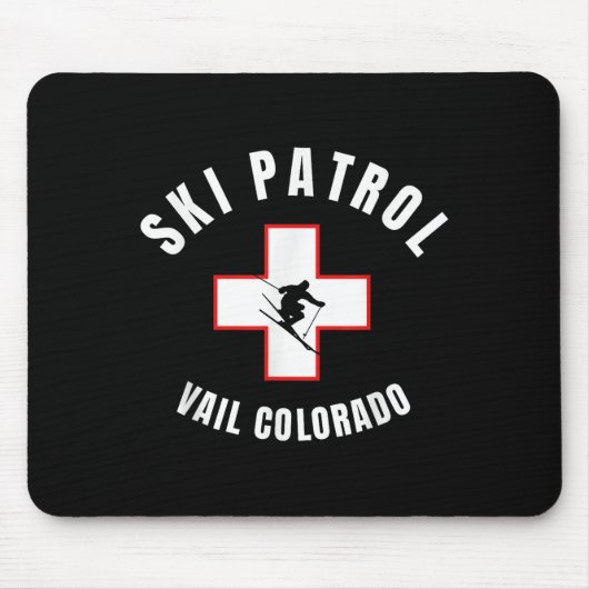Vail Colorado Ski Patrol Muismat (Voorkant)