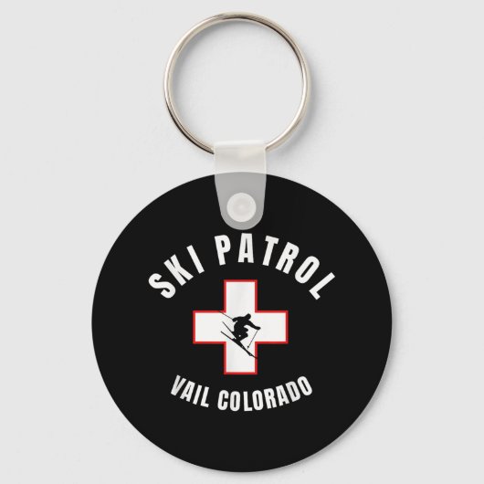 Vail Colorado Ski Patrol Sleutelhanger (Voorkant)