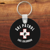 Vail Colorado Ski Patrol Sleutelhanger (Voorkant)