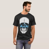 Vail Colorado - Ski & Snowboard Skeleton T-shirt (Voorkant volledig)