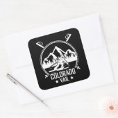 Vail Colorado Ski Vierkante Sticker (Envelop)