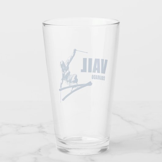Vail Colorado Skier Glas (Achterkant)