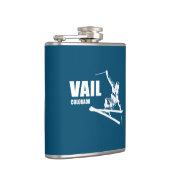 Vail Colorado Skier Heupfles (Rechts)