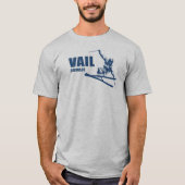 Vail Colorado Skier T-shirt (Voorkant)