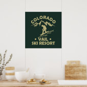 Vail Colorado skigebied Poster (Keuken)