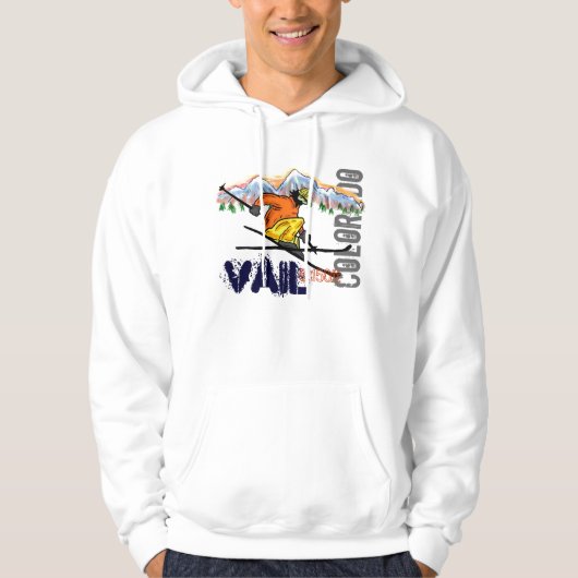 Vail Colorado skihoodie Hoodie (Voorkant)