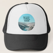 Vail Colorado Snow Mountains  Trucker Pet (Voorkant)