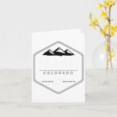 Vail Colorado Snowboard T Kaart (Gele Bloem)
