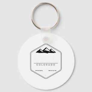 Vail Colorado Snowboard T Sleutelhanger