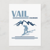 Vail Colorado snowboarden Briefkaart (Voorkant)