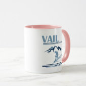 Vail Colorado snowboarden Mok (Voorkant rechts)