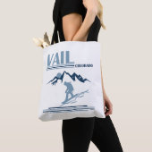 Vail Colorado snowboarden Tote Bag (Dichtbij)