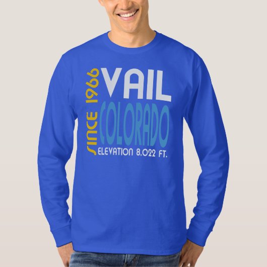 Vail, Colorado T-shirt (Voorkant)