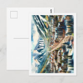Vail Colorado USA Beroemde Reisplaats waterverf Briefkaart (Voorkant / Achterkant)