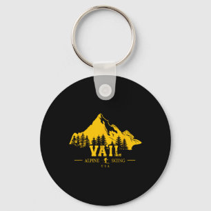 Vail Colorado Verenigde Staten Skigebied Alpine Sk Sleutelhanger