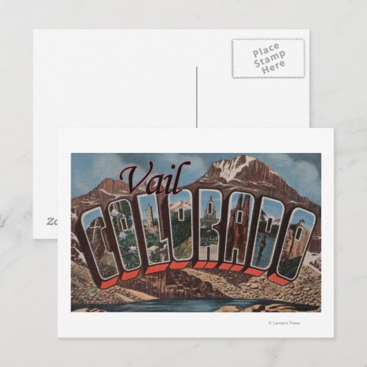 Vail, ColoradoLarge Letter ScenesVail, CO Briefkaart (Voorkant / Achterkant)