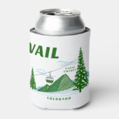 Vail Eagle County Colorado Blikjeskoeler (Blikje Voorkant)