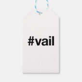 VAIL Hashtag Cadeaulabel (Voorkant)