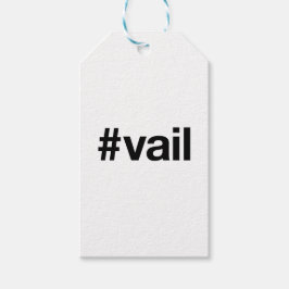VAIL Hashtag Cadeaulabel