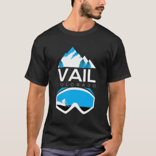 Vail Hoodie Colorado Ski Snowboard Kleding T-shirt