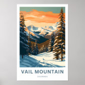 Vail Mountain Colorado Reisprint Poster (Voorkant)