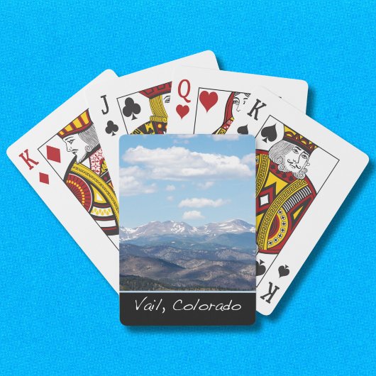 Vail Mountains Colorado Pokerkaarten