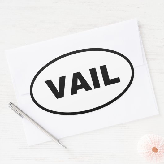 VAIL OVALE STICKER (Envelop)