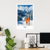 Vail Ski Print - Colorado 1 (Thuiskantoor)