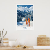 Vail Ski Print - Colorado 1 (Keuken)