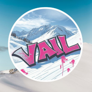 Vail Ski Resort Colorado graffiti accessoire Sticker