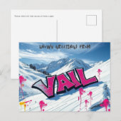 Vail Ski Resort Colorado graffiti Briefkaart (Voorkant / Achterkant)