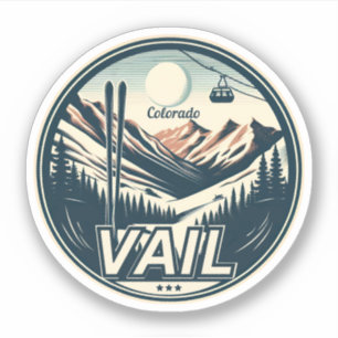 Vail Ski Resort: Colorado Skien & Snowboarden Sticker