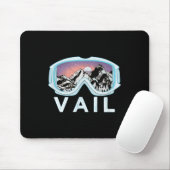 Vail Ski Snowboard Design_vail, Co Goggles Skiën Muismat (Met muis)