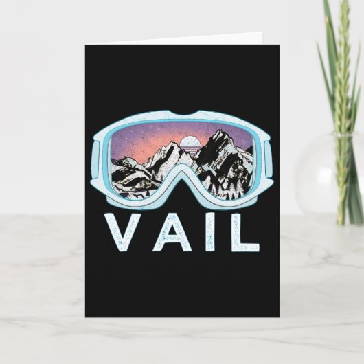 Vail Ski Snowboard Designvail  Kaart (Voorkant)