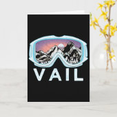 Vail Ski Snowboard Designvail  Kaart (Gele Bloem)