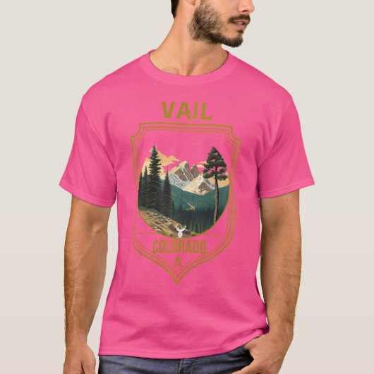 Vail Souvenir Kleding - Vail Hiking T-shirt (Voorkant)