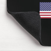 Vail USA American Flag Dark Color Muismat (Hoek)