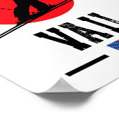 Vail Usa Ski Resort Rocky Mountains American Skiin Poster (Hoek)