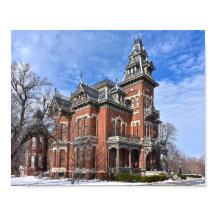 Vaile Mansion, Independence, Missouri, in Snow
