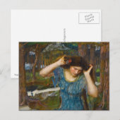 Vain Lamorna-studie voor Lamia door Waterhuis Briefkaart (Voorkant / Achterkant)