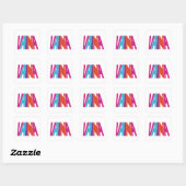 Vaina 1.5in vierkante sticker (Vel)