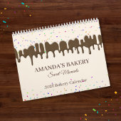 Vainilla Frosting Drip - 2026 Sweet Bakery Kalender