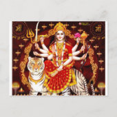VAISHNO DEVI HINDU GODDESS BRIEFKAART (Voorkant)