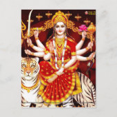 VAISHNO DEVI HINDU GODDESS BRIEFKAART (Voorkant)