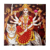 VAISHNO DEVI HINDU GODDESS TEGELTJE (Voorkant)
