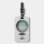 Vaisseau Volant Hot Air-ballon Bagagelabel (Voorkant verticaal)